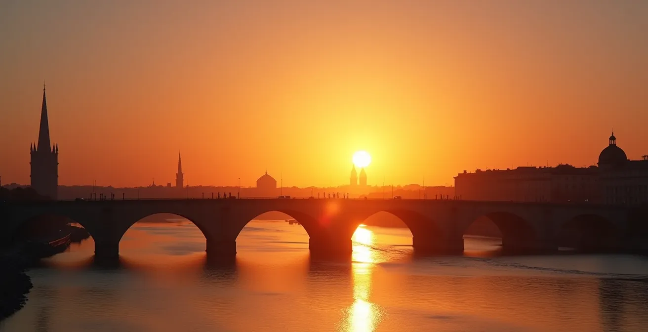 Horizon lumineux sur Bordeaux symbolisant un avenir financier apaisé